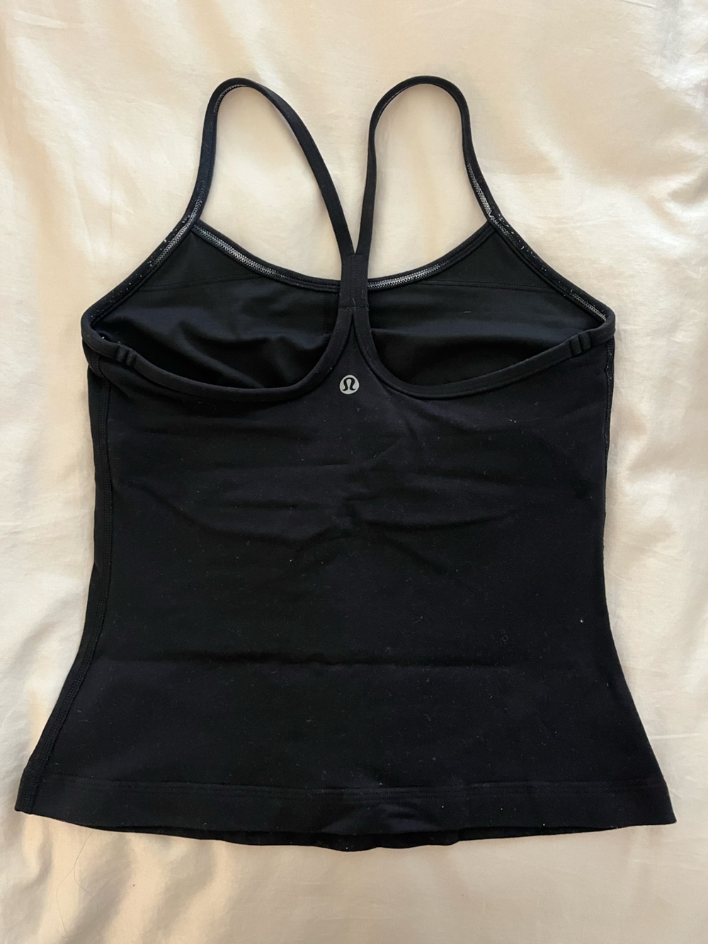 Lululemon Flow Y Tank Top in Black Size 4 - Picture 2 of 2
